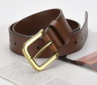 Fashion Solid Color Leather Buckle Women's Leather Belts 1 Piece main image 5