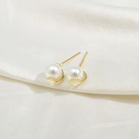 Fashion Snake Copper Inlay Zircon Ear Studs 3 Pairs main image 5