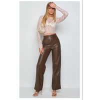 Women's Daily Fashion Solid Color Full Length Pocket Wide Leg Pants main image 4