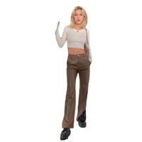 Women's Daily Fashion Solid Color Full Length Slit Flared Pants main image 3