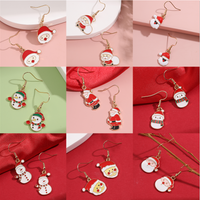 Pendientes Colgantes De Aleación De Santa Claus Para Mujer, 1 Par main image 1