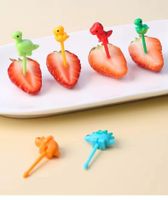 Cute Cartoon Plastic Fruit Fork 1 Set main image 1