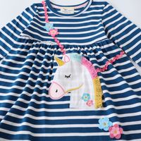 Cute Cartoon Cotton Girls Dresses main image 3