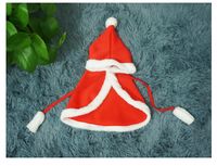 Simple Style Flannel Christmas Color Block Pet Clothing 1 Piece main image 2