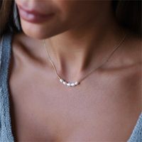 Einfacher Stil Geometrisch Rostfreier Stahl Perlen Halskette 1 Stück main image 4