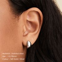 1 Pair Fashion Geometric Plating Stainless Steel Ear Studs main image 6