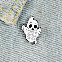 Fashion Letter Ghost Alloy Plating Unisex Brooches main image 1