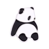 Chinoiserie Panda Legierung Überzug Unisex Broschen sku image 7