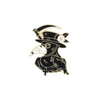 Retro Animal Letter Alloy Stoving Varnish Unisex Brooches sku image 2