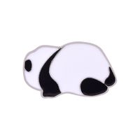 Chinoiserie Panda Legierung Überzug Unisex Broschen sku image 5