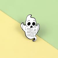 Fashion Letter Ghost Alloy Plating Unisex Brooches main image 3