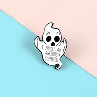 Fashion Letter Ghost Alloy Plating Unisex Brooches main image 2