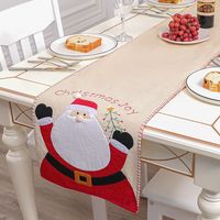 Christmas Christmas Santa Claus Letter Cloth Party Tablecloth 1 Piece main image 1