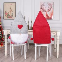 Christmas Fashion Santa Claus Cloth Indoor Chair Cover 1 Piece main image 4