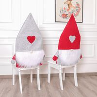 Christmas Fashion Santa Claus Cloth Indoor Chair Cover 1 Piece main image 3