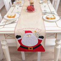 Christmas Christmas Santa Claus Letter Cloth Party Tablecloth 1 Piece main image 2
