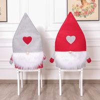 Christmas Fashion Santa Claus Cloth Indoor Chair Cover 1 Piece main image 2