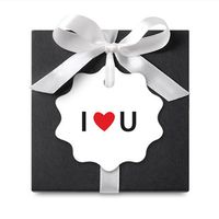 Simple Baking Blank Listing I Lovo U Handmade Product Packaging Card main image 5