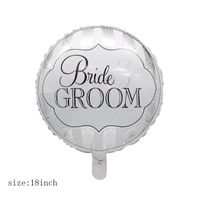 Valentine's Day Letter Heart Shape Aluminum Film Wedding Date Balloons sku image 6