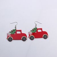 Fashion Christmas Tree Letter Snowflake Arylic Patchwork Women's Drop Earrings 1 Pair sku image 14