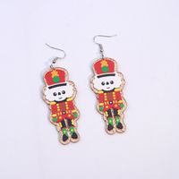 Fashion Christmas Tree Letter Snowflake Arylic Patchwork Women's Drop Earrings 1 Pair sku image 16