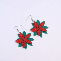 Fashion Christmas Tree Letter Snowflake Arylic Patchwork Women's Drop Earrings 1 Pair main image 5