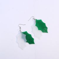 Fashion Christmas Tree Letter Snowflake Arylic Patchwork Women's Drop Earrings 1 Pair sku image 2