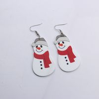 Fashion Christmas Tree Letter Snowflake Arylic Patchwork Women's Drop Earrings 1 Pair sku image 12