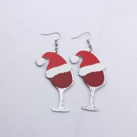 Fashion Christmas Tree Letter Snowflake Arylic Patchwork Women's Drop Earrings 1 Pair sku image 15