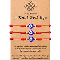 Simple Style Geometric Devil's Eye Glass Rope Tassel Unisex Bracelets sku image 3
