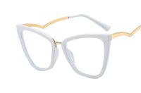 Retro Solid Color Ac Cat Eye Full Frame Optical Glasses sku image 3