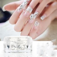 Fashion Solid Color Sequin Nail Decoration Accessories main image 3