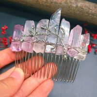 Retro Branches Natural Crystal Handmade Hair Combs sku image 13