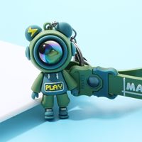 Cartoon Style Astronaut Alloy Epoxy Bag Pendant Keychain 1 Piece main image 4