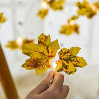 Thanksgiving Casual Leaves Pvc Indoor String Lights 1 Set main image 5