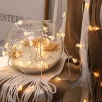 Christmas Romantic Solid Color Pvc Wedding Party String Lights 1 Set main image 2