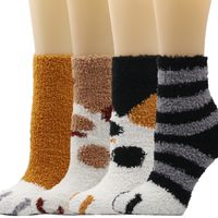 Women's Casual Animal Polyester Jacquard Ankle Socks main image 5