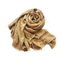 Unisex Simple Style Solid Color Cotton Cotton Linen Scarves main image 2