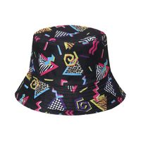 Women's Preppy Style Geometric Flat Eaves Bucket Hat main image 3