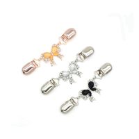 Simple Style Bow Knot Alloy Inlay Rhinestones Women's Brooches 1 Piece main image 1