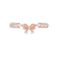 Simple Style Bow Knot Alloy Inlay Rhinestones Women's Brooches 1 Piece sku image 3