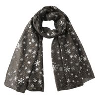 Women's Elegant Snowflake Polyester Shawls sku image 7