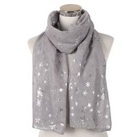 Women's Elegant Snowflake Polyester Shawls main image 3