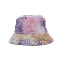 Women's Simple Style Gradient Color Flat Eaves Bucket Hat main image 2
