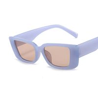 Casual Solid Color Ac Oval Frame Full Frame Women's Sunglasses main image 3