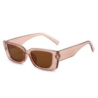Casual Solid Color Ac Oval Frame Full Frame Women's Sunglasses sku image 1