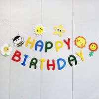 Birthday Letter Paper Birthday Decorative Props 1 Piece sku image 19