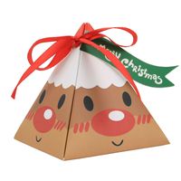 Christmas Santa Claus Snowman Deer Paper Party Gift Wrapping Supplies 1 Piece sku image 4