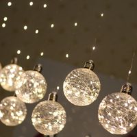 Christmas Romantic Round Pe Party String Lights 1 Set main image 3