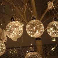 Christmas Romantic Round Pe Party String Lights 1 Set main image 2